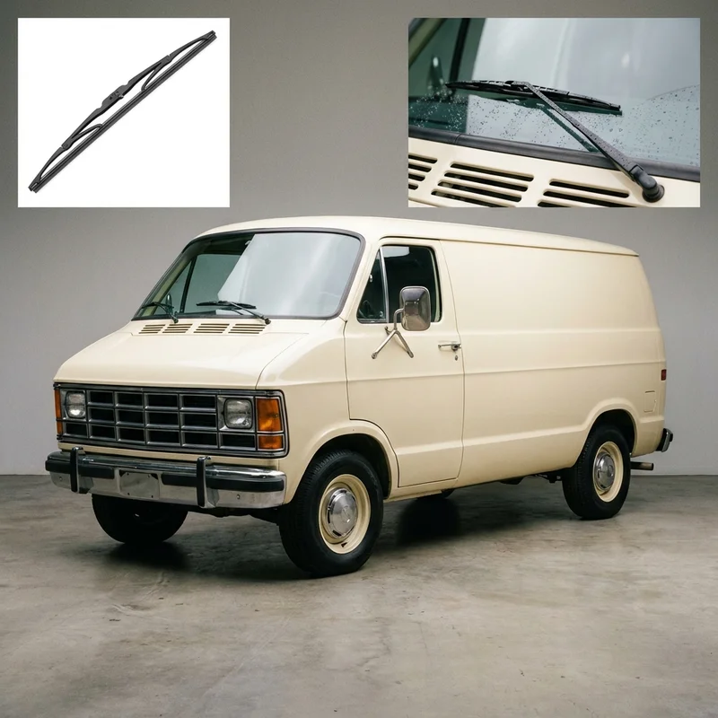 Passenger Side Wiper Blade for Dodge B300 Van (1971 - 1974) - 1